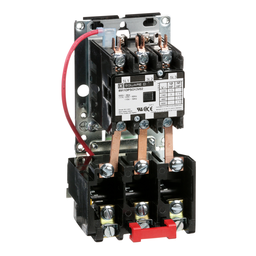 8911DPSO13V02 – NEMA starter, Definite Purpose, 20A, 7.5HP at 600VAC, 3 phase, 3 pole, melting alloy, 120VAC coil, open