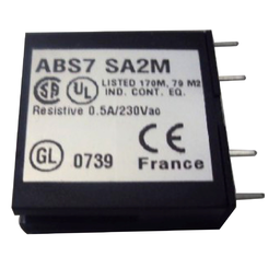 ABS7SA2M – plug-in solid state relay – 10 mm – output – 24..240 V AC – 0.5 A