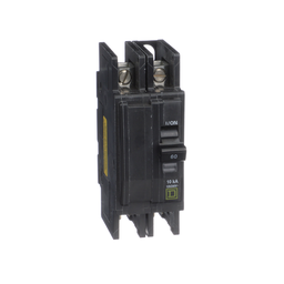 QOUQ260 – Mini circuit breaker, QOU, 60A, 2 pole, 120/240 VAC, 10kA, four point quick connect terminals