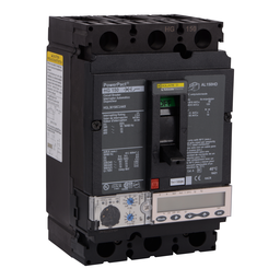 HGL36150CU44X – Circuit breaker, PowerPacT H, 150A, 3 pole, 600VAC, 18kA, lugs, Micrologic 6.2A, 100%
