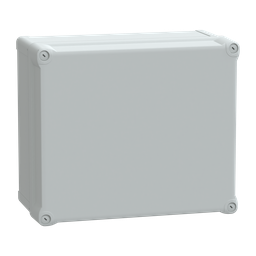 NSYTBP342916H – PC box IP66 IK08 RAL7035 Int.H325W275D160 Ext.H341W291D168 opaque PC cover H60