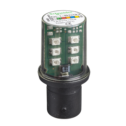 DL1BDG3 – LED bulb, Harmony XVB, BA 15d, green, steady light, 120V AC