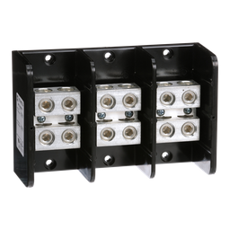 9080LBA365202 – Power distribution block, Linergy, 3 pole, 2 line, 2 load, 620A Cu, 500A Al, 600V