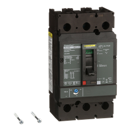 JGL36150 – Circuit breaker, PowerPacT J, 150A, 3 pole, 600VAC, 18kA, lugs, thermal magnetic, 80%