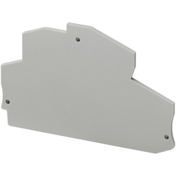NSYTRACRE24 – Cover plate, Linergy TR, 2 level, 2.2mm width, 4 points for spring terminals NSYTRR24D, grey, Set of 50
