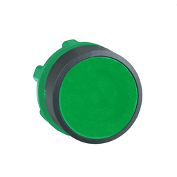 ZB5AA3 – Head for non illuminated push button, Harmony XB5, plastic, flush, green, 22mm, spring return, unmarked