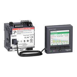 METSEION7404A – Power quality meter, PowerLogic ION7400, Advanced, transducer and remote display, 512 MB, 512 s/c