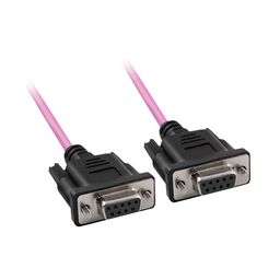 TSXCANCBDD1 – CANopen cordset – molded female SUB-D9 connectors – standard – IP20 – UL – 1 m