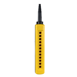 XACA12H7 – Empty pendant control station, Harmony XAC, plastic, yellow, 12 cut outs, UL CSA certified