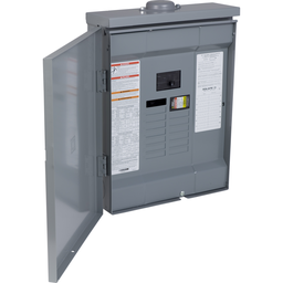 QO1612M125FTRB100 – Load center, QO, 1 phase, 6 spaces, 12 circuits, 125A convertible main breaker, NEMA3R, feedthru lugs