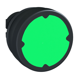ZB5AC380 – Head for push button, Harmony XB5, harsh environment, green, 22mm, spring return, unmarked