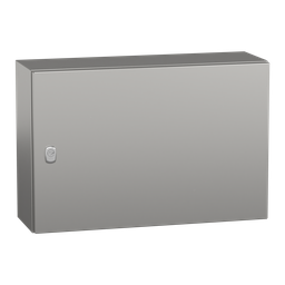NSYS3X4620 – Wall mounted enclosure, PanelSeT S3X, stainless steel 304L, plain door, 400x600x200mm, IP66