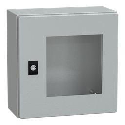 NSYCRN33150T – PanelSeT CRN tspt door w/o mount.plate. H300xW300xD150 IP66 IK08 RAL7035..