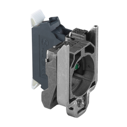 ZB4BZ1015 – Single contact block with body fixing collar, Harmony XB4, metal, spring clamp terminal, 1NO