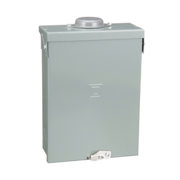 HOM612L100RBCP – Load center, Homeline, 1 phase, 6 spaces, 12 circuits, 100A fixed main lugs, NEMA3R, consumer pack