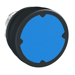 ZB4BC680 – Head for push button, Harmony XB4, harsh environment, metal, blue flush, 22mm, unmarked