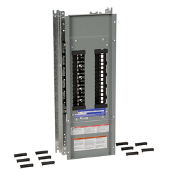 NQ430L2C14 – Panelboard interior, NQ, main lugs, 225A, Cu bus, 30 pole spaces, 3 phase, 4 wire, 240 VAC, 48 VDC, 14 in
