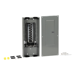 HOM3060M200PQC – Load center, Homeline, 1 phase, 30 spaces, 60 circuits, 200A convertible main breaker, PoN, NEMA1, Qwik-grip