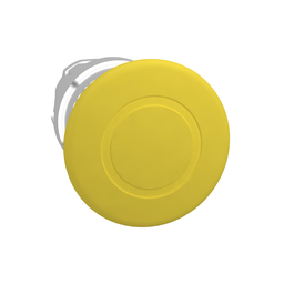 ZB4BT5 – Mushroom push button head 40mm, Harmony XB4, metal, yellow, 22mm, latching push pull