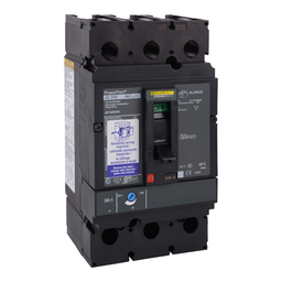 JDF36200SN – Circuit breaker, PowerPacT J, 200A, 3 pole, 600VAC, 14kA, busbar, thermal magnetic, 80%, shunt,