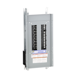 NQ30L1 – Panelboard interior, NQ, main lugs, 100A, Al bus, 30 pole spaces, 1 phase, 3 wire, 240VAC, 48VDC