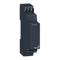 RM17TG00 – 3-phase control relay, Harmony Control Relays, 5A, 1CO, screw connectors, 208…480V AC