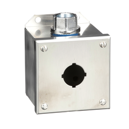 9001KYSS1 – 30mm Push Button, Types K or SK, empty push button enclosure, stainless steel, one 30 mm hole, NEMA 4, 4X and 13
