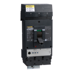 LJA36600U31X – Circuit breaker, PowerPacT L, 600A, 3 pole, 600VAC, 25kA, I-Line, MicroLogic 3.3, 80%, ABC