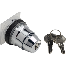 9001KS52K5 – Head for key selector switch, Harmony 9001K, metal, key switch, 30mm, key E10, 3 positions, return both sides to center