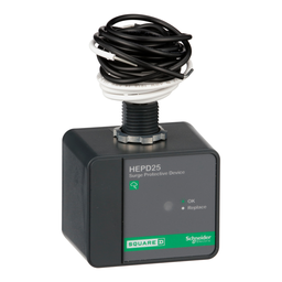 SQD HEPD25 SURGE PROTECTION DEVICE, HEPD, 25KA, 120/240 V, 1 PHASE, 3 WIRE, SPD TYPE 1