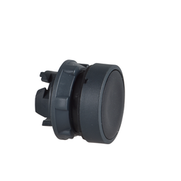ZB5AH02 – Head for non illuminated push button, Harmony XB5, black flush, 22mm, spring return, unmarked