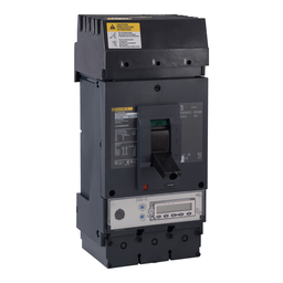 LGA36400CU43X – Circuit breaker, PowerPacT L, 400A, 3 pole, 600VAC, 18kA, I-Line, MicroLogic 5.3A, 100%, ABC