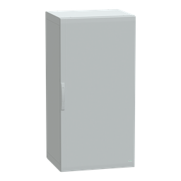 NSYPLA1576G – Floor standing polyester enclosure, Thalassa PLA, plain door, completely sealed, 1500x750x620mm, IP65, IK10