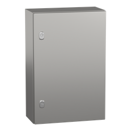 NSYS3X6420 – Wall mounted enclosure, PanelSeT S3X, stainless steel 304L, plain door, 600x400x200mm, IP66