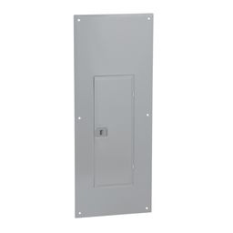 QOC42UF – Replacement cover, QO, for 42 space load center, flush, gray