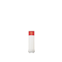 XVC6M15SK – Complete pre wired monolithic tower light, Harmony XVC, plastic, red, 60mm, base mounting, steady or flashing, buzzer, IP54, 100…240V AC