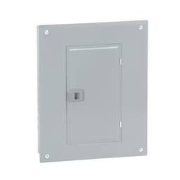 HOM816L125PGC – Load center, Homeline, 1 phase, 8 spaces, 16 circuits, 125A convertible main lugs, PoN, NEMA1, gnd bar, combo cover