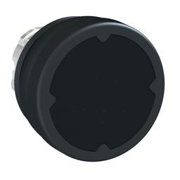 ZB4BC280 – Head for illuminated push button, Harmony XB4, metal, black flush, 22mm, spring return, unmarked
