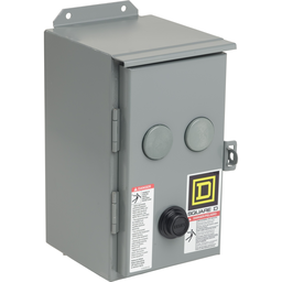 9991SCA11 – NEMA Contactor and NEMA Motor Starter, Type S, nonreversing, enclosure, for NEMA Size 00, 0 and 1, NEMA 12/3R