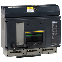 RGA36100CU31A – Circuit breaker, PowerPacT R, 1000A, 3 pole, 600VAC, 18kA, I-Line, Micrologic 3.0, 100%