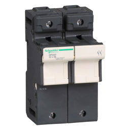 DF222 – Fuse carrier, TeSys DF, 2P, 125A, 690VAC, fuse size 22x58mm
