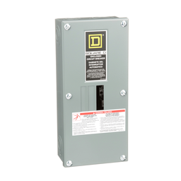 QO3100BNS – Circuit breaker enclosure, QO, 3 phase, 3 spaces, 100A, NEMA1, surface cover, UL