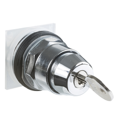 9001KS43K5 – Head for key selector switch, Harmony 9001K, metal, key switch, 30mm, key E10, 3 positions,stay put
