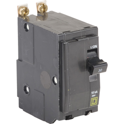 QOB230H35 – Mini circuit breaker, QO, 30A, 2 pole, 120/240VAC, 10kA, bolt on, 50 deg C