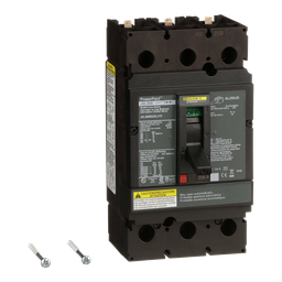 JGL36000S25LUYE – Automatic switch, PowerPacT J, 225A, 3 pole, 600VAC, 18kA, lugs, magnetic, control wire ON end, handle ext