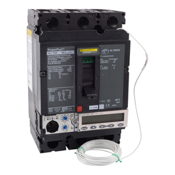 HJL36150U53X – Circuit breaker, PowerPacT H, 150A, 3 pole, 600VAC, 25kA, lugs, Micrologic 5.2E, 80%