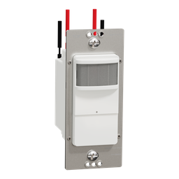 SQR73101WH – Occupancy sensor, X Series, PIR, single pole, 1 way, white, matte finish