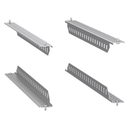 NSYRCKS6 – set of 4 PanelSeT SF support brackets for 19″ fixed rack – 400kg load – 600 mm