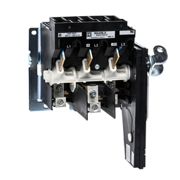 9422ATEN101 – Operating mechanism, flange mounted, variable depth, 100A, 600V, no fuse, switch mechanism, 6 inch handle, NEMA 4