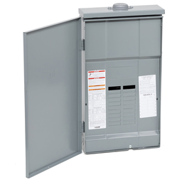 QO112L200PGRB – Load center, QO, 1 phase, 12 spaces, 24 circuits, 200A convertible main lugs, PoN, NEMA3R, gnd bar